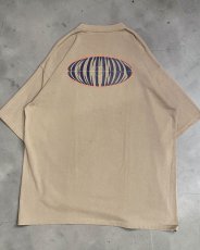 画像1: Shellter Oval S/S Embroidery Logo Tee Sand Beige 半袖 Tシャツ (1)