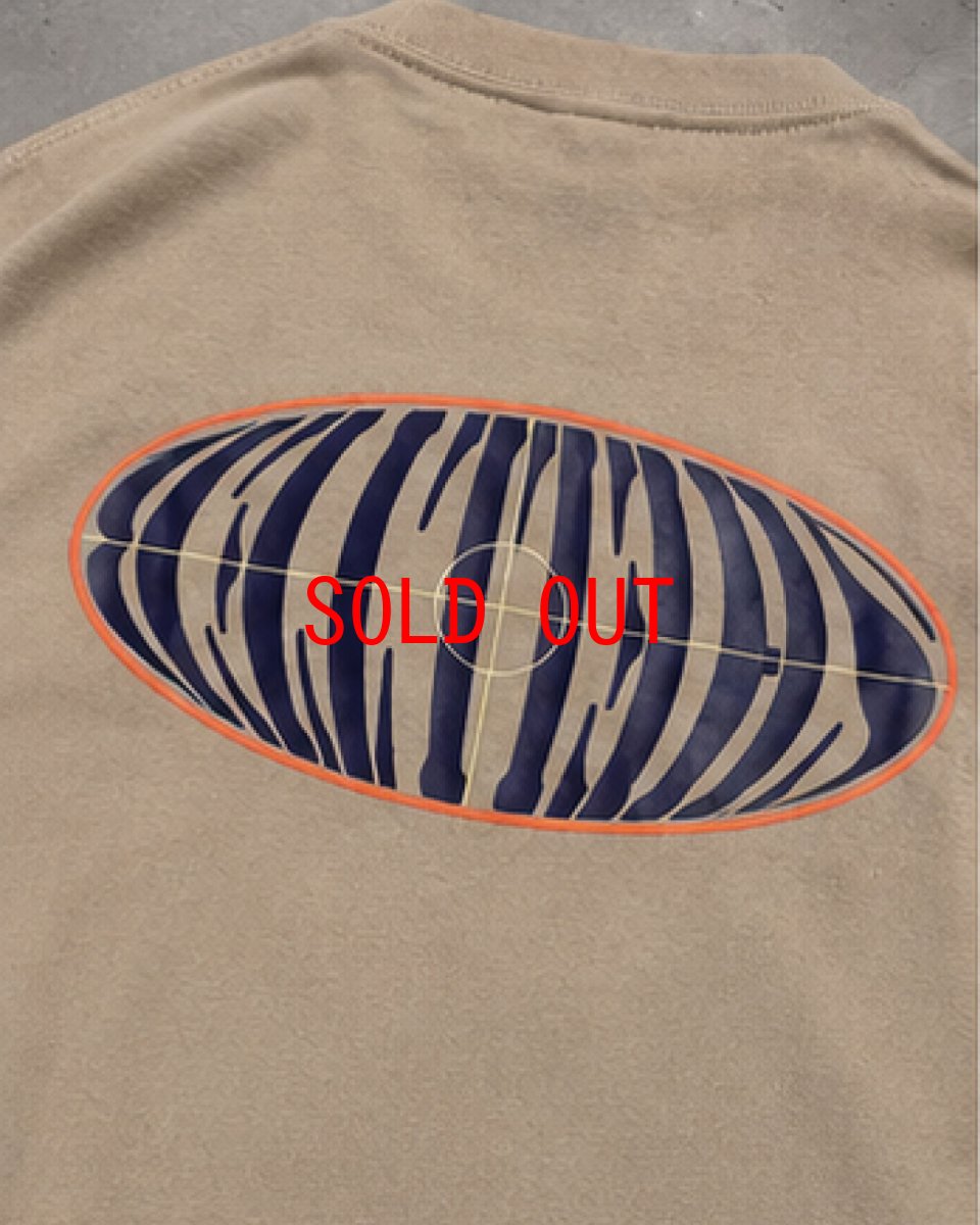 画像5: 【Shellter 沖縄 Tシャツ メンズファッション】Oval S/S Embroidery Logo Tee Sand Beige シェルター 半袖 シャツ (5)