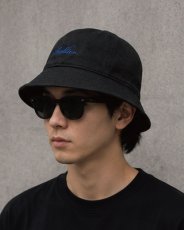 画像5: Shellter Script Logo Solid Bucket Bell Hat Cap Black ソリッド バケット ハット ベル キャップ 帽子 (5)