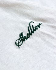 画像3: Shellter Script S/S Embroidery Small Logo Tee White 半袖 Tシャツ (3)