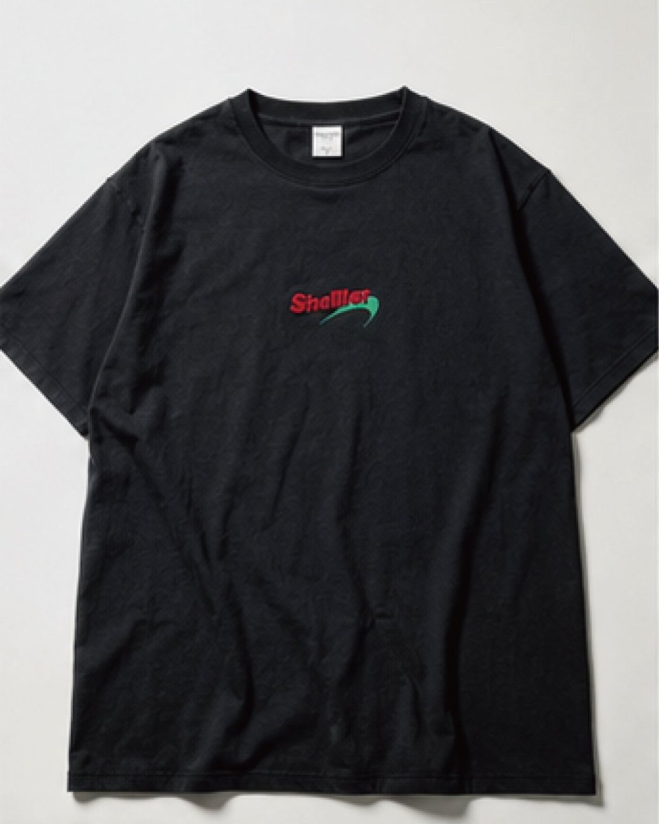 画像2: Shellter Cigar S/S Embroidery Logo Tee Black 半袖 Tシャツ (2)