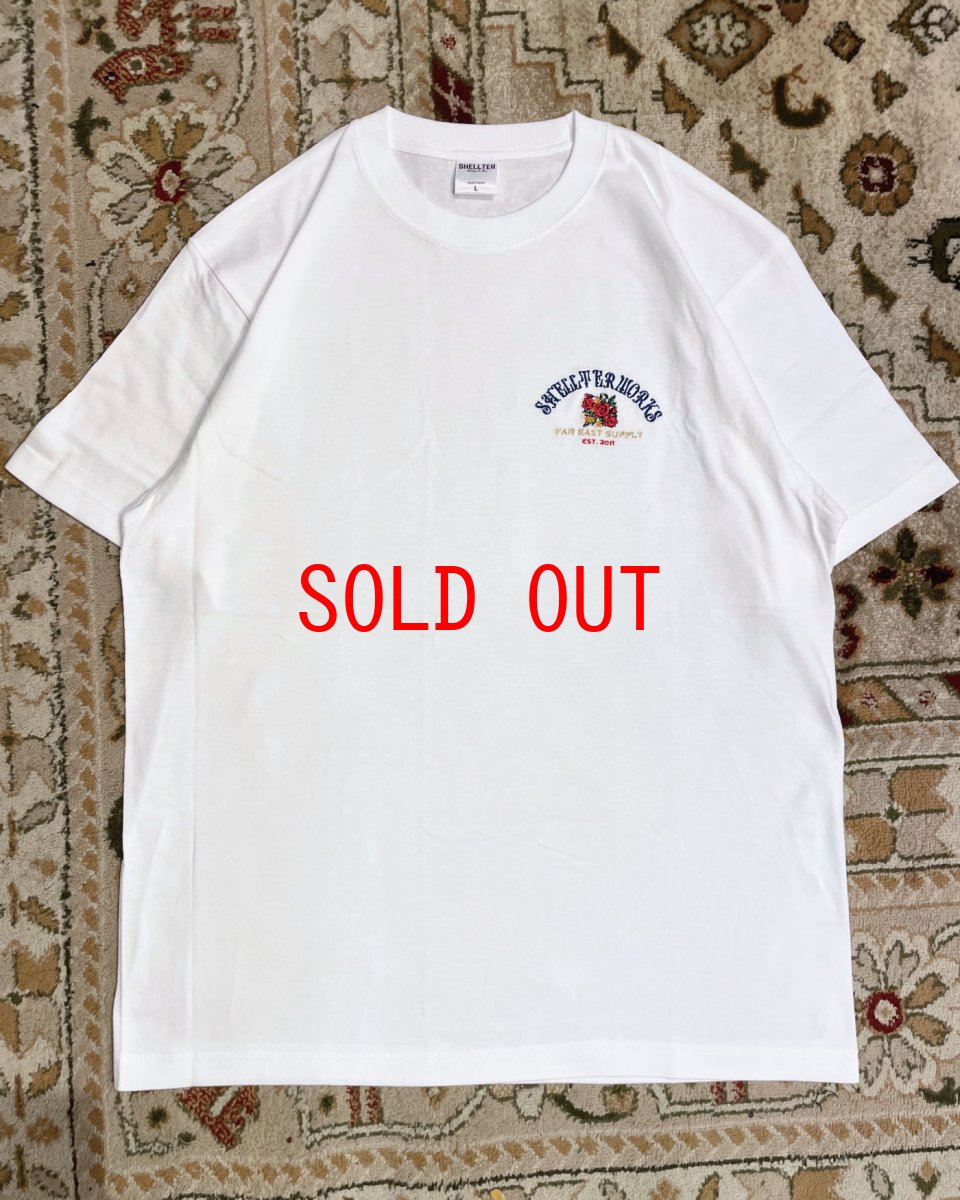 Shellter Rose S/S Embroidery Logo Tee White