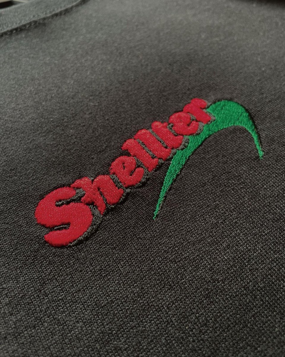 画像4: Shellter Cigar S/S Embroidery Logo Tee Black 半袖 Tシャツ (4)
