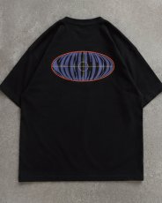 画像1: Shellter Oval S/S Embroidery Logo Tee Black 半袖 Tシャツ (1)