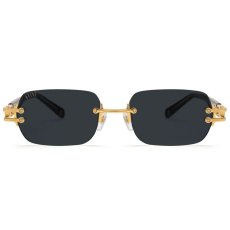 画像3: 9Five PURITY Black & 24k Gold Sunglasses プリティ 24Kゴールド UV 偏光 サングラス (3)