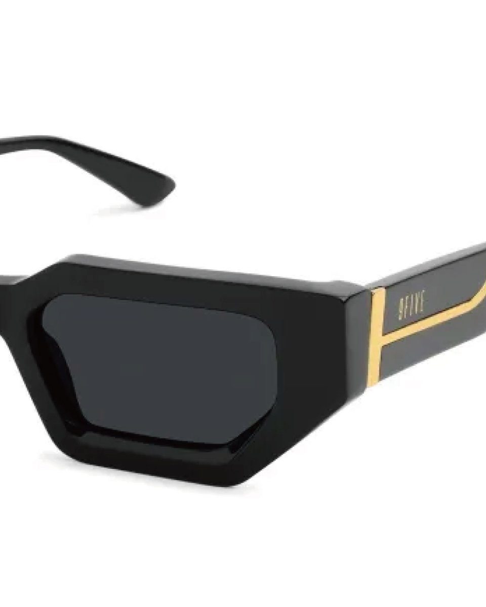 画像11: 9Five VINCENT Black & 24K Gold Sunglasses 24Kゴールド UV 偏光 サングラス (11)