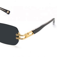 画像4: 9Five PURITY Black & 24k Gold Sunglasses プリティ 24Kゴールド UV 偏光 サングラス (4)