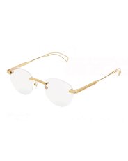 画像1: 9Five DIME LITE 24k Gold Clear Lens Glasses ダイムライト ゴールド クリアサングラス リムレス UV 偏光 メガネ (1)