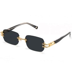 画像1: 9Five PURITY Black & 24k Gold Sunglasses プリティ 24Kゴールド UV 偏光 サングラス (1)