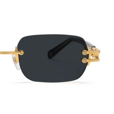 画像7: 9Five PURITY Black & 24k Gold Sunglasses プリティ 24Kゴールド UV 偏光 サングラス (7)