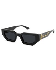 画像1: 9Five VINCENT Black & 24K Gold Sunglasses 24Kゴールド UV 偏光 サングラス (1)