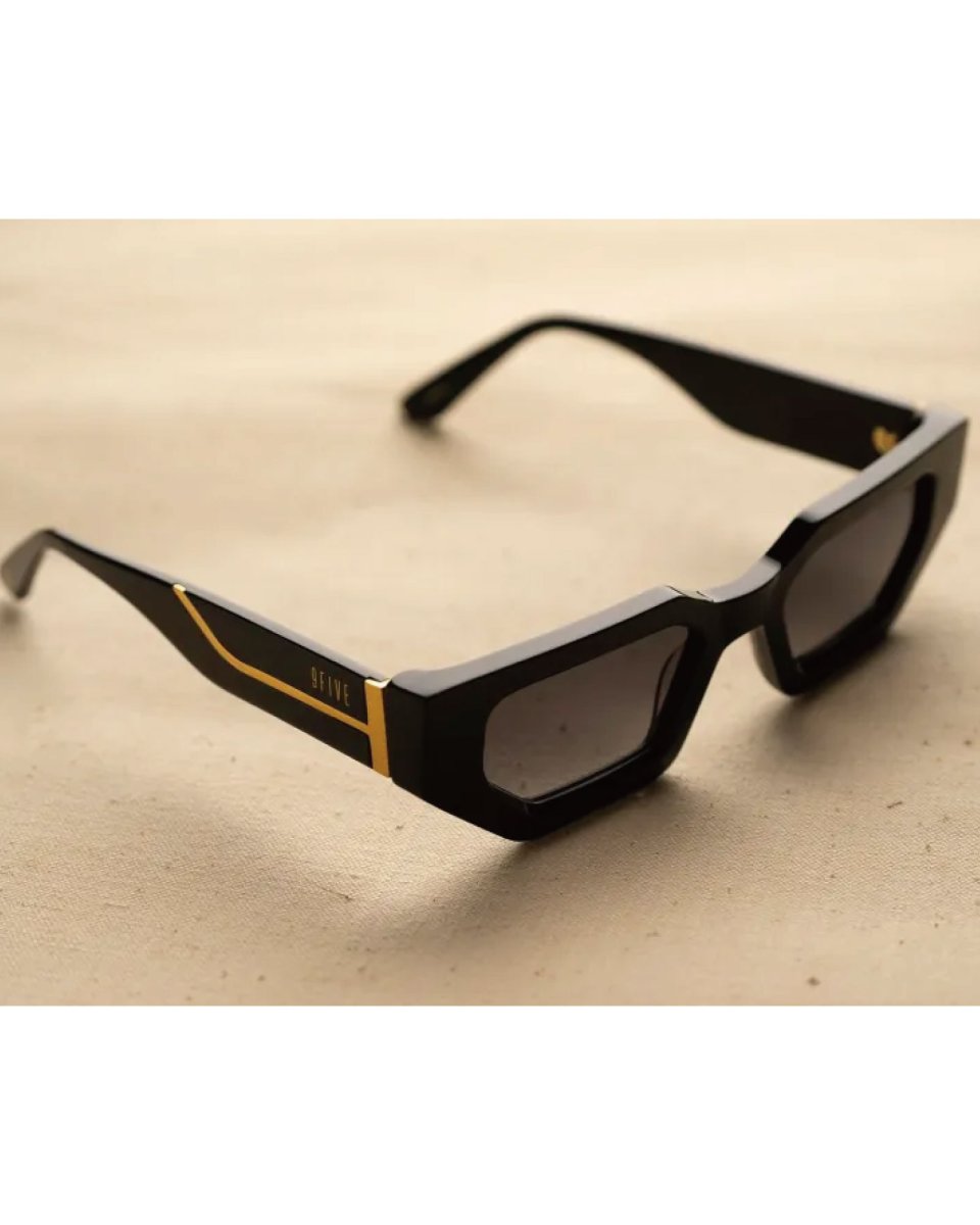 画像6: 9Five VINCENT Black & 24K Gold Sunglasses 24Kゴールド UV 偏光 サングラス (6)