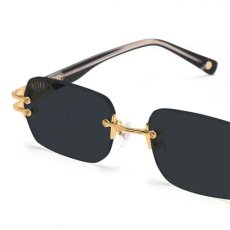 画像5: 9Five PURITY Black & 24k Gold Sunglasses プリティ 24Kゴールド UV 偏光 サングラス (5)