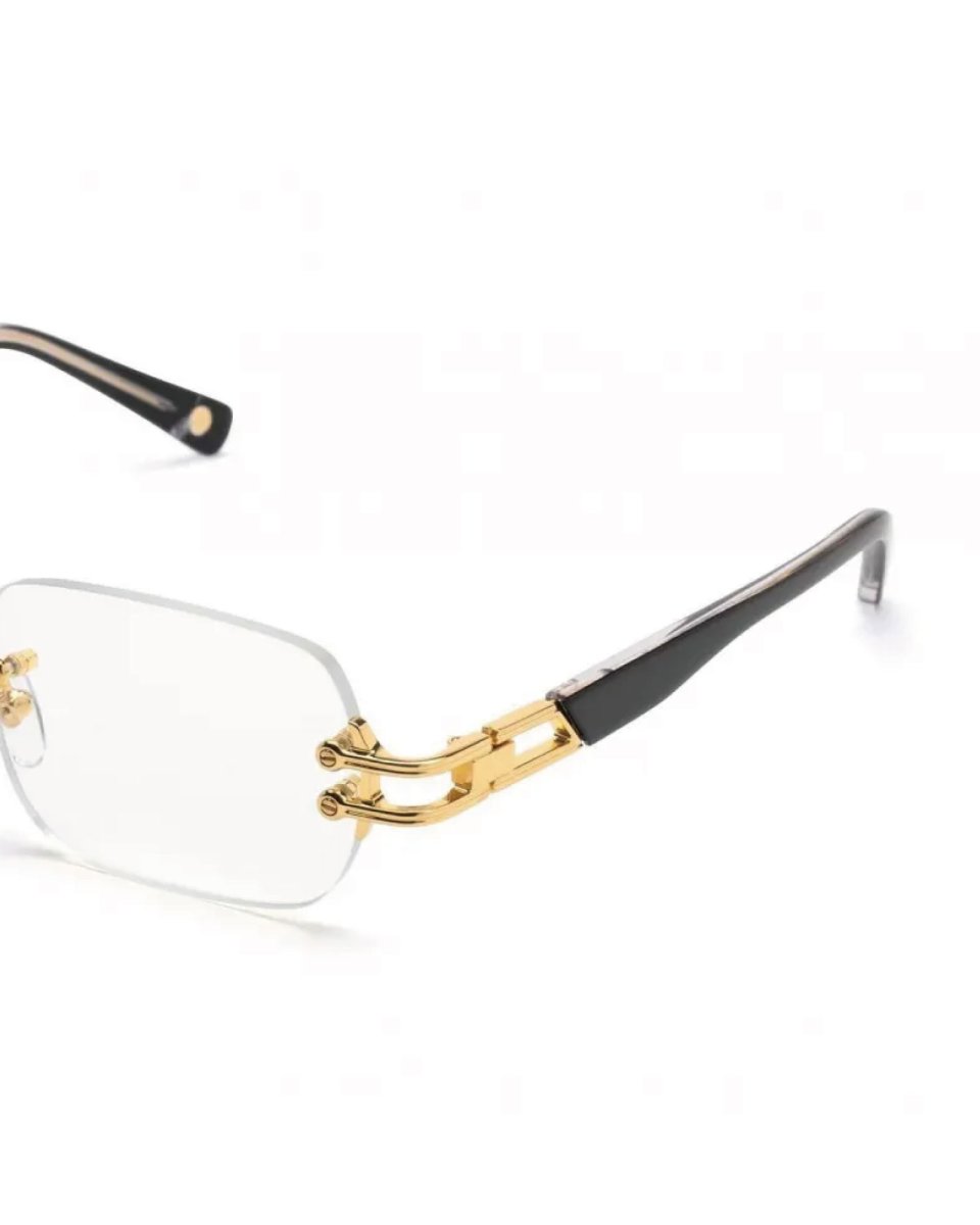 画像4: 9Five PURITY Black & 24k Gold clearlens プリティ 24Kゴールド UV 偏光 クリアレンズ メガネ (4)