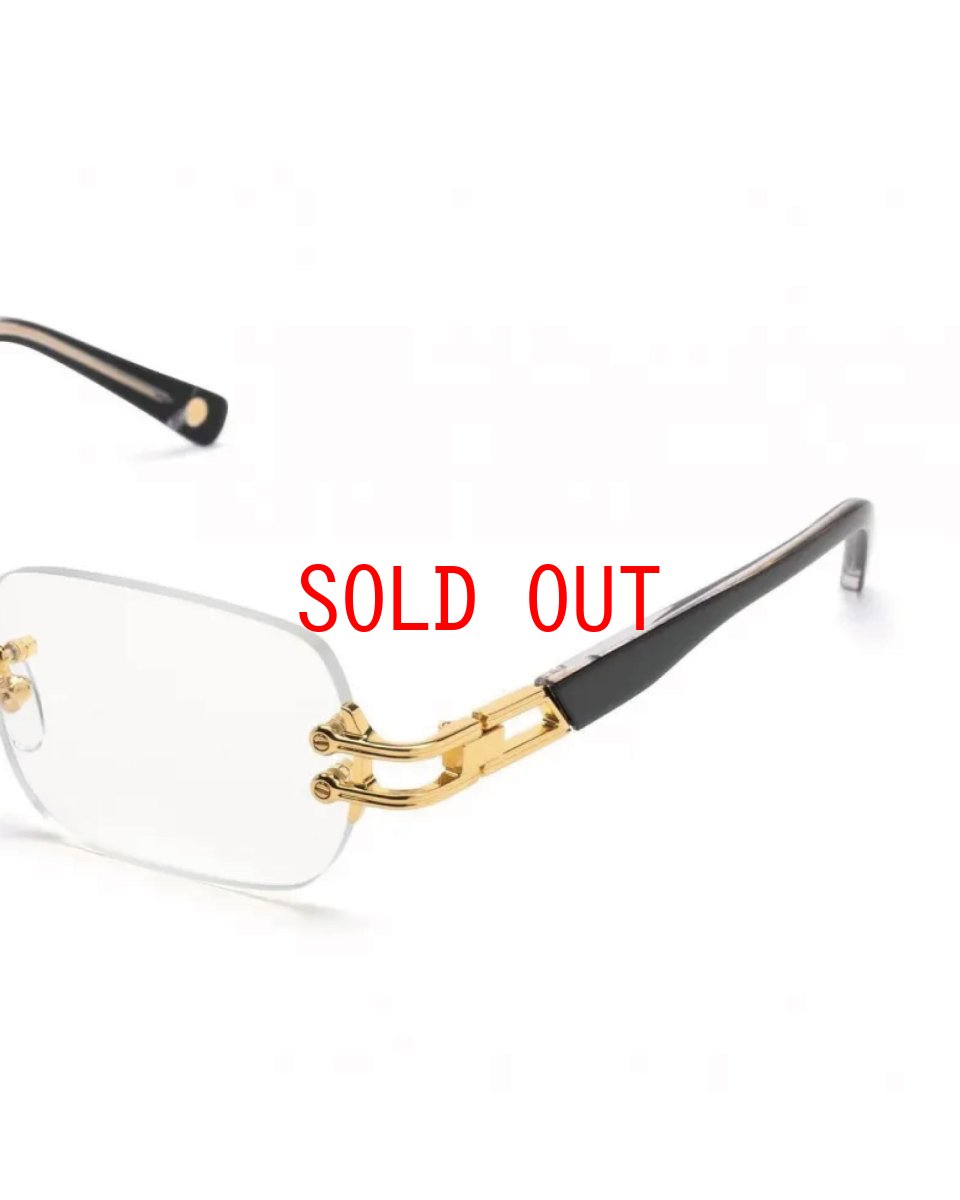 画像4: 9Five PURITY Black & 24k Gold clearlens プリティ 24Kゴールド UV 偏光 クリアレンズ メガネ (4)