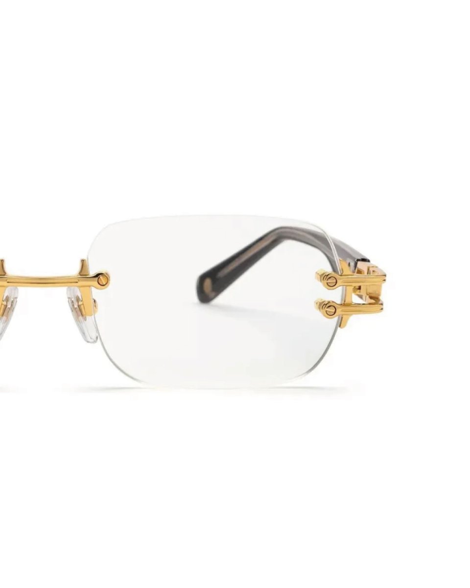 画像6: 9Five PURITY Black & 24k Gold clearlens プリティ 24Kゴールド UV 偏光 クリアレンズ メガネ (6)
