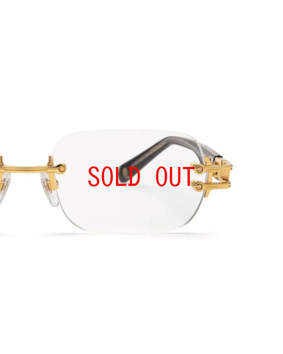 画像6: 9Five PURITY Black & 24k Gold clearlens プリティ 24Kゴールド UV 偏光 クリアレンズ メガネ (6)