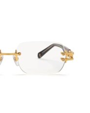 画像6: 9Five PURITY Black & 24k Gold clearlens プリティ 24Kゴールド UV 偏光 クリアレンズ メガネ (6)