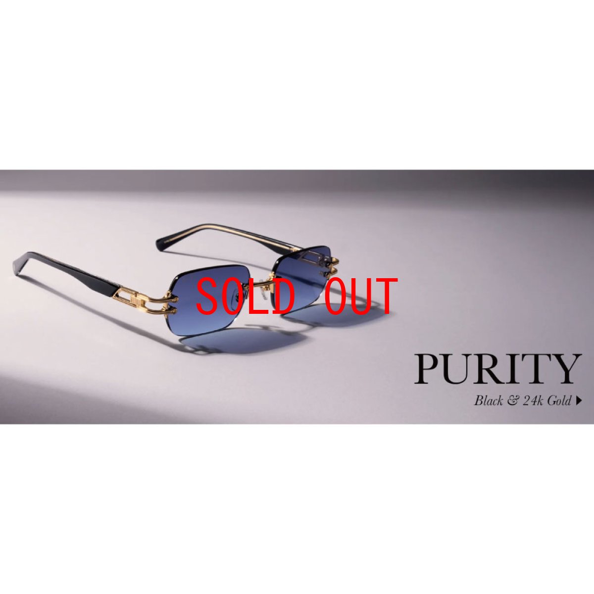 画像10: 9Five PURITY Black & 24k Gold clearlens プリティ 24Kゴールド UV 偏光 クリアレンズ メガネ (10)