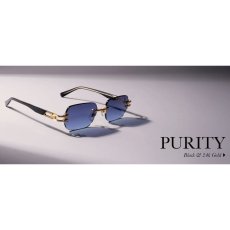 画像10: 9Five PURITY Black & 24k Gold clearlens プリティ 24Kゴールド UV 偏光 クリアレンズ メガネ (10)