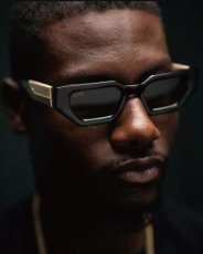 画像7: 9Five VINCENT Tundra Green & 24K Gold Sepia Gradation Sunglasses 24Kゴールド UV 偏光 サングラス (7)