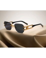 画像7: 9Five ROYALS LITE Black & 24K Gold Sunglasses 24Kゴールド UV 偏光 グラデーション サングラス (7)