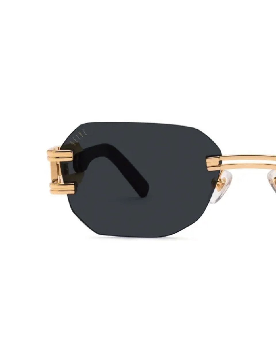 画像4: 9Five ROYALS LITE Black & 24K Gold Sunglasses 24Kゴールド UV 偏光 グラデーション サングラス (4)