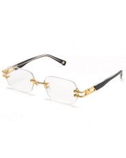 画像1: 9Five PURITY Black & 24k Gold clearlens プリティ 24Kゴールド UV 偏光 クリアレンズ メガネ (1)