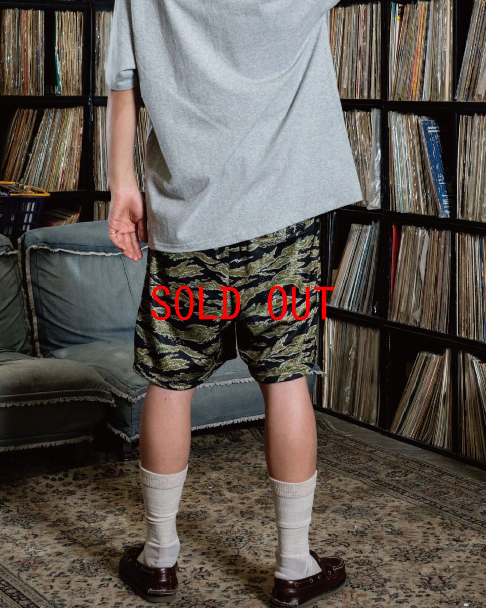 画像4: Interbreed Airy Training Mesh Shorts トレーニング メッシュ ショーツ タイガーカモ 迷彩 ハーフパンツ (4)