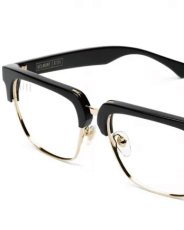 画像7: 9Five Belmont Black & 24K Gold Clear Lens Glasses ベルモント ゴールド UV 偏光 クリアレンズ メガネ (7)