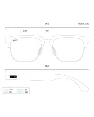 画像9: 9Five Belmont Black & 24K Gold Clear Lens Glasses ベルモント ゴールド UV 偏光 クリアレンズ メガネ (9)