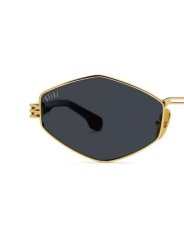 画像6: 9Five IRIS RHOMBUS Black & 24k Gold Sunglasses ゴールド UV 偏光 サングラス メガネ (6)