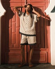 画像7: LFYT Arabesque Pattern Open Collar Shirt 半袖 開襟シャツ (7)
