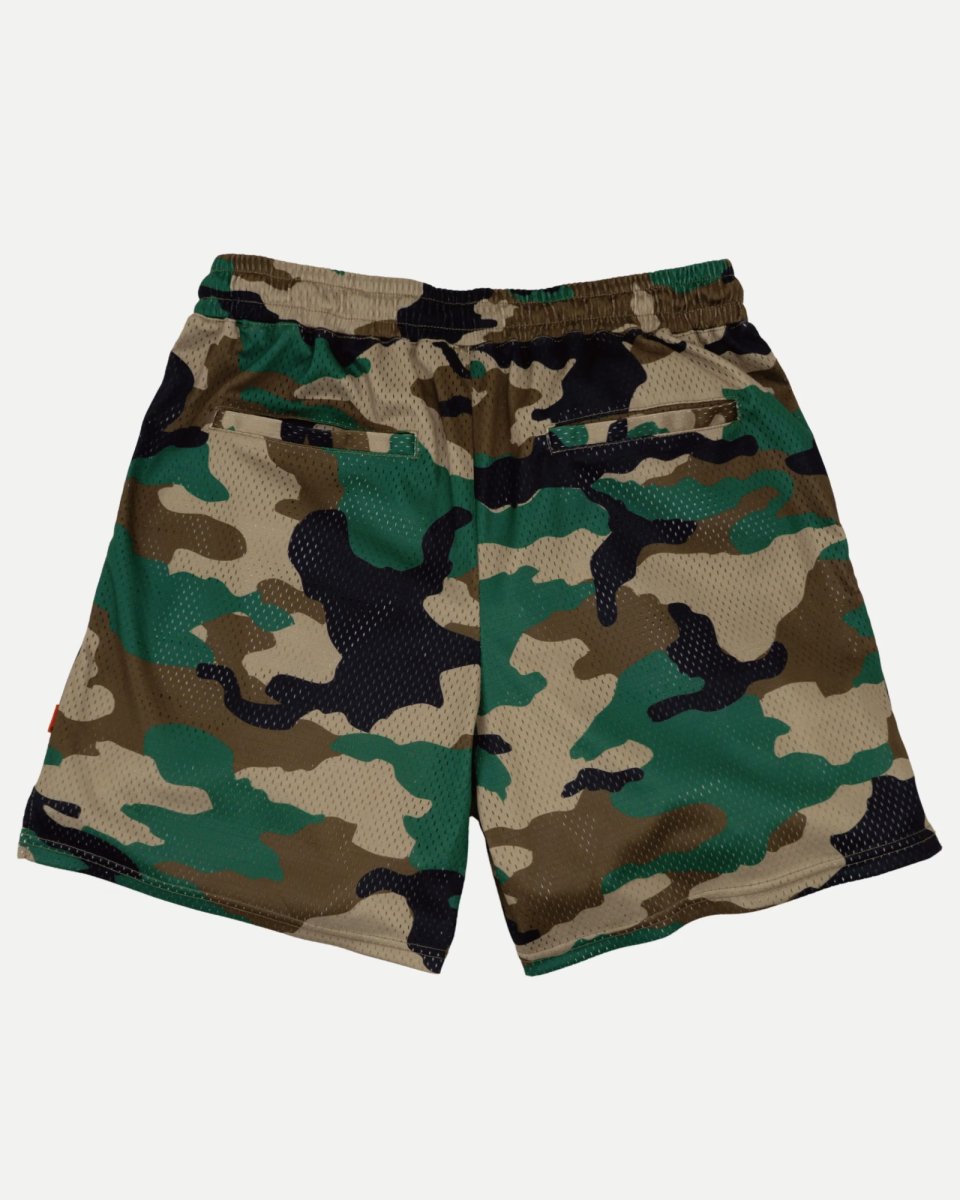 画像6: Interbreed Airy Training Mesh Shorts トレーニング メッシュ ショーツ カモ 迷彩 ハーフパンツ (6)