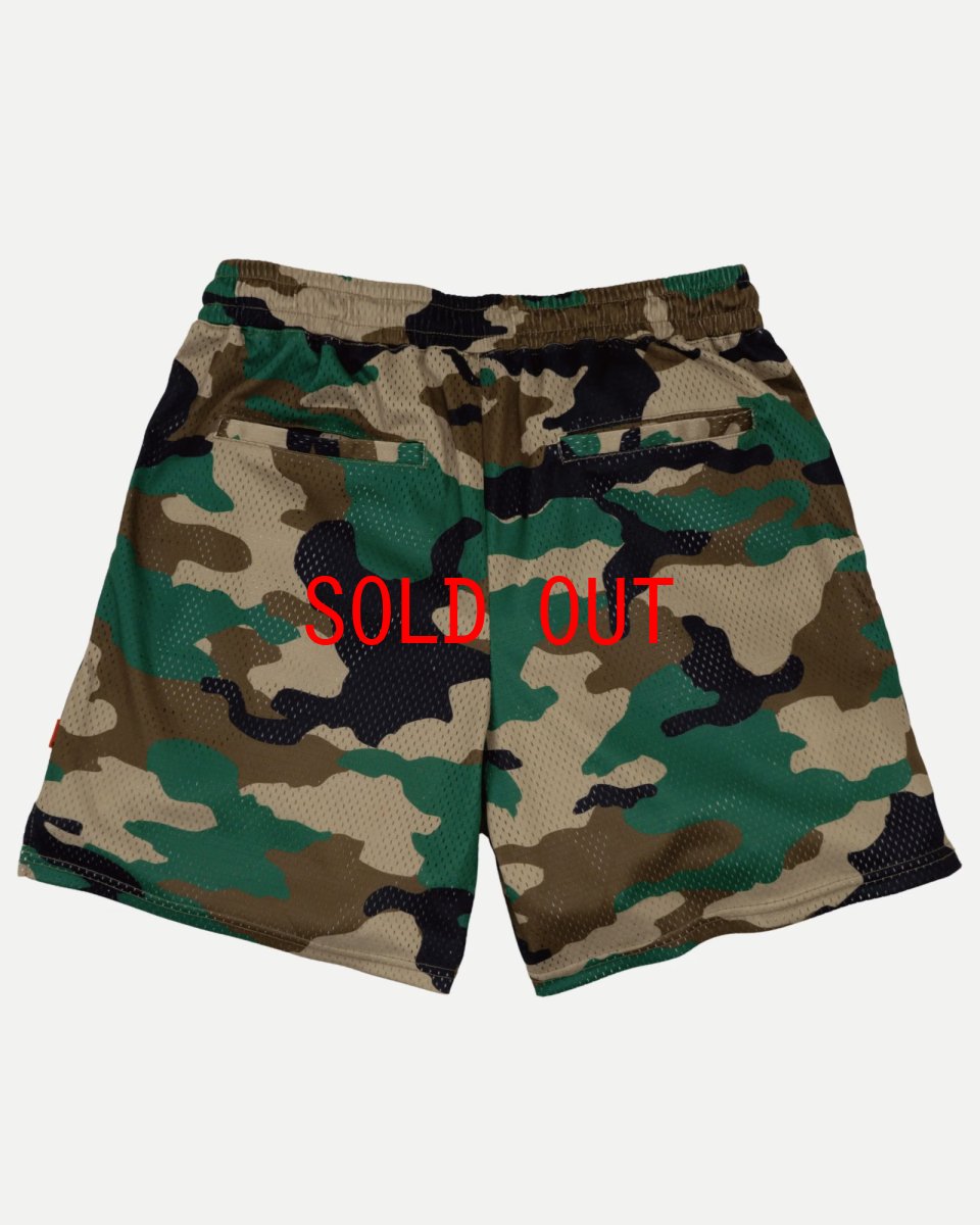 画像6: Interbreed Airy Training Mesh Shorts トレーニング メッシュ ショーツ カモ 迷彩 ハーフパンツ (6)