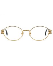 画像2: 9Five LOTUS Black & 24k Gold Clear Lens Glasses ゴールド UV 偏光 クリアレンズ メガネ (2)