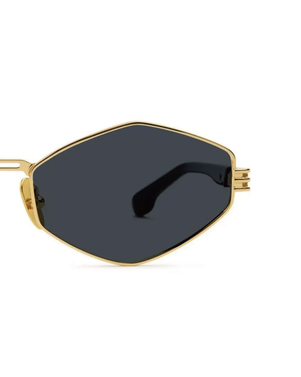 画像7: 9Five IRIS RHOMBUS Black & 24k Gold Sunglasses ゴールド UV 偏光 サングラス メガネ (7)