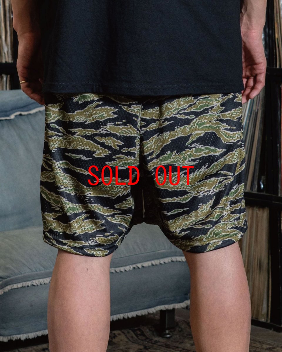 画像9: Interbreed Airy Training Mesh Shorts トレーニング メッシュ ショーツ タイガーカモ 迷彩 ハーフパンツ (9)