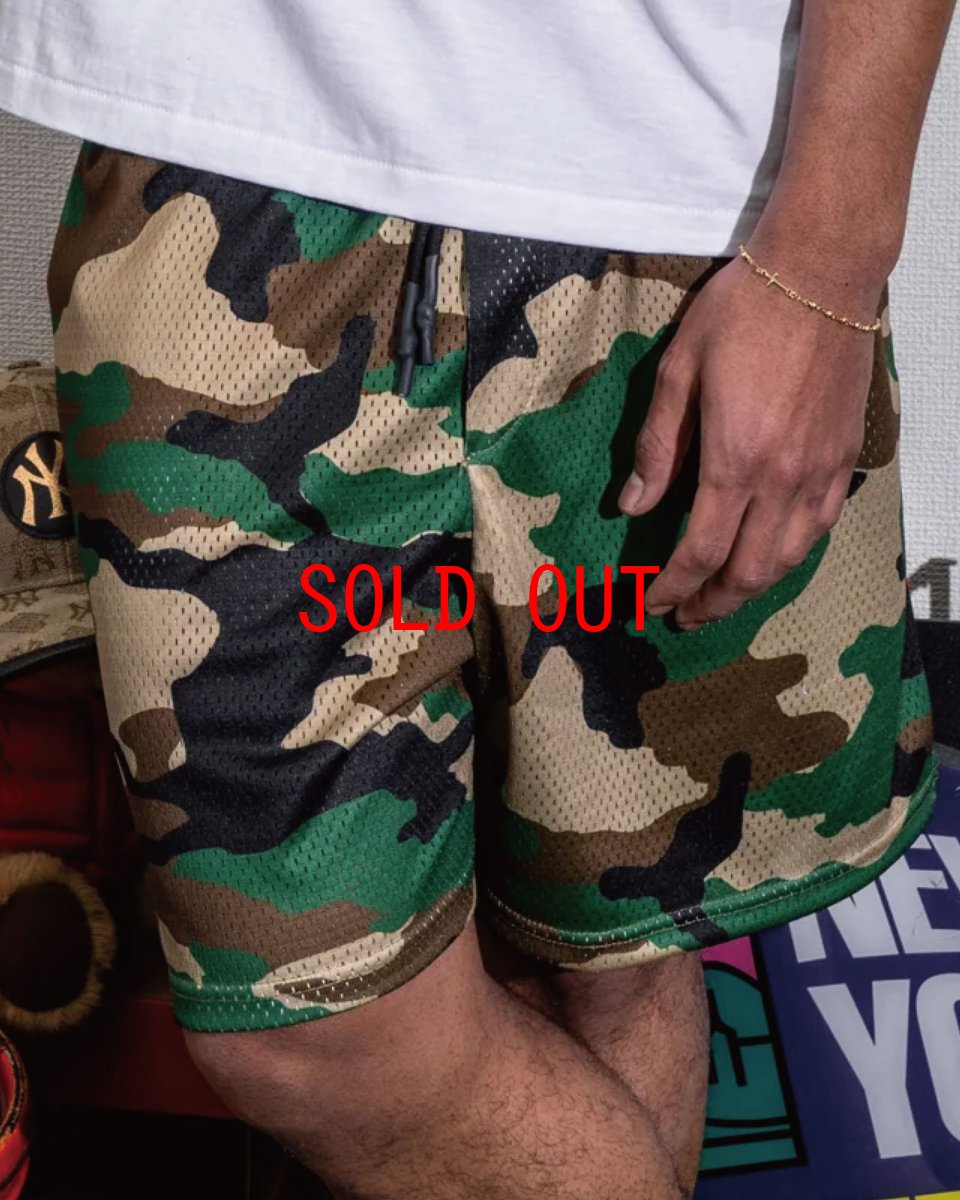 画像9: Interbreed Airy Training Mesh Shorts トレーニング メッシュ ショーツ カモ 迷彩 ハーフパンツ (9)