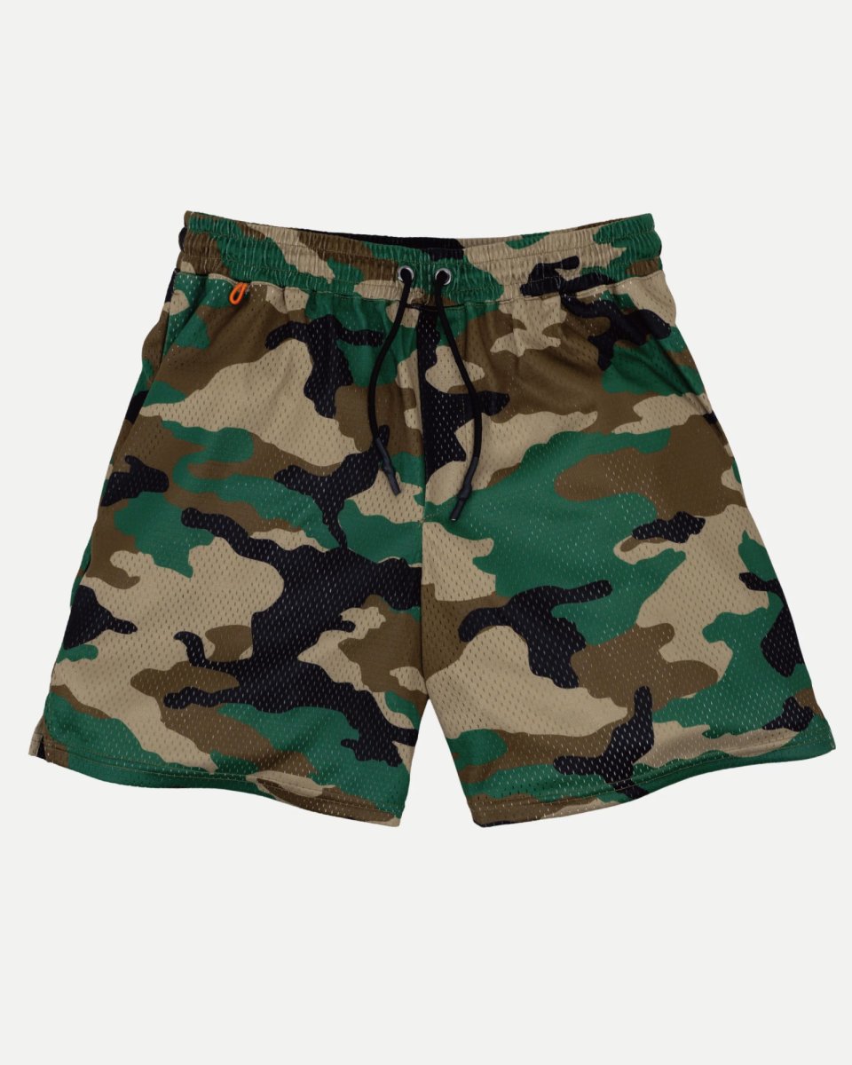 画像5: Interbreed Airy Training Mesh Shorts トレーニング メッシュ ショーツ カモ 迷彩 ハーフパンツ (5)