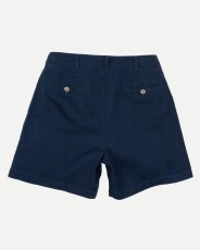 画像4: INTERBREED Embroidered Tuck Shorts タック ショーツ ネイビー 刺繍 ハーフパンツ (4)