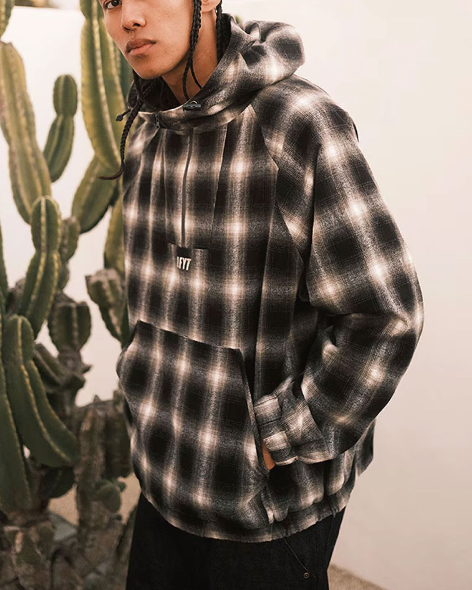 画像1: LFYT Ombre Anorak Jacket オンブレチェック アノラック ジャケット (1)