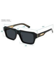 画像9: 9Five ROOK Black & 24k Gold Sunglasses ゴールド UV 偏光 サングラス メガネ (9)