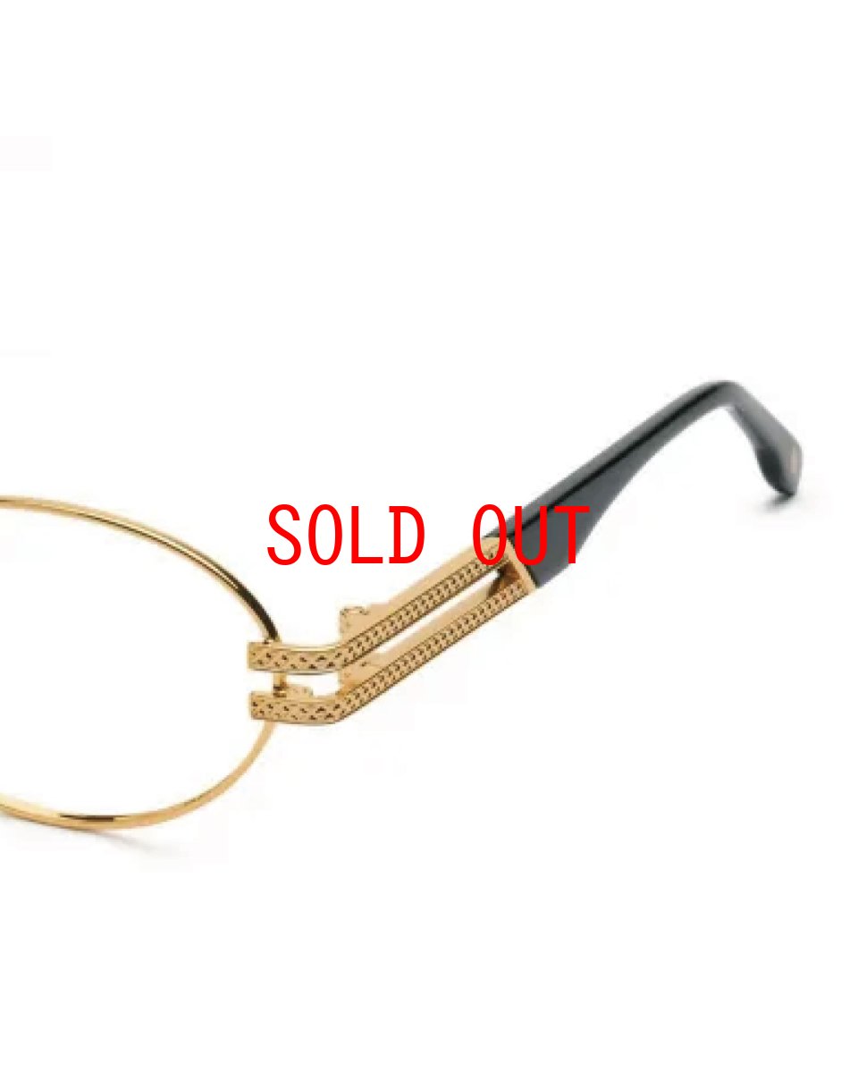 画像5: 9Five LOTUS Black & 24k Gold Clear Lens Glasses ゴールド UV 偏光 クリアレンズ メガネ (5)