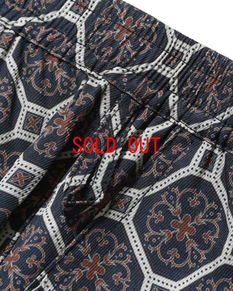 画像7: LFYT Arabesque Pattern Easy Shorts Navy イージーショーツ ハーフパンツ (7)