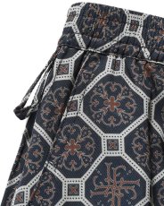 画像8: LFYT Arabesque Pattern Easy Shorts Navy イージーショーツ ハーフパンツ (8)