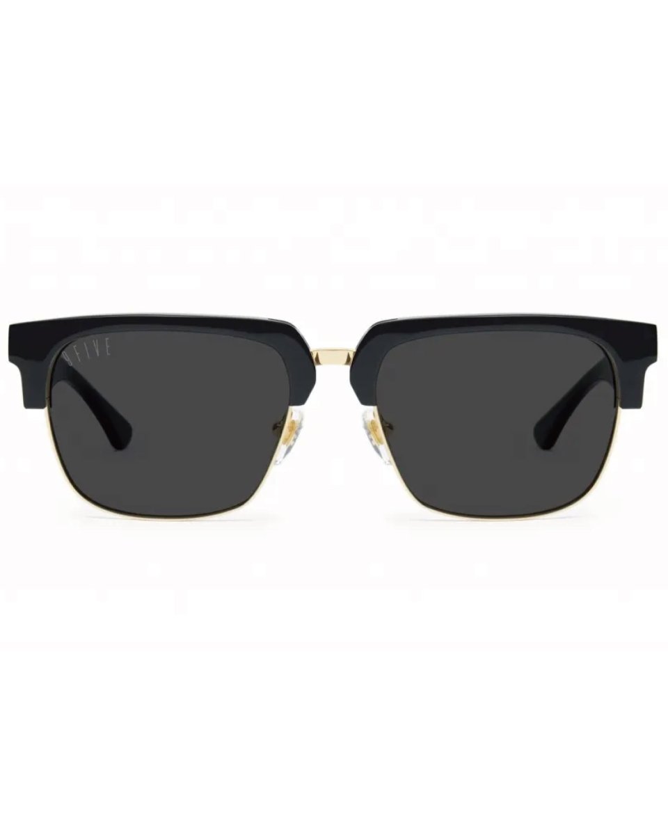 画像2: 9Five Belmont Black & 24K Gold Sunglasses ベルモント ゴールド UV 偏光 サングラス メガネ (2)