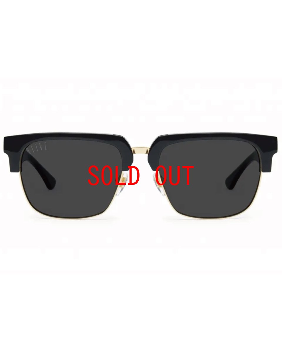 画像2: 9Five Belmont Black & 24K Gold Sunglasses ベルモント ゴールド UV 偏光 サングラス メガネ (2)