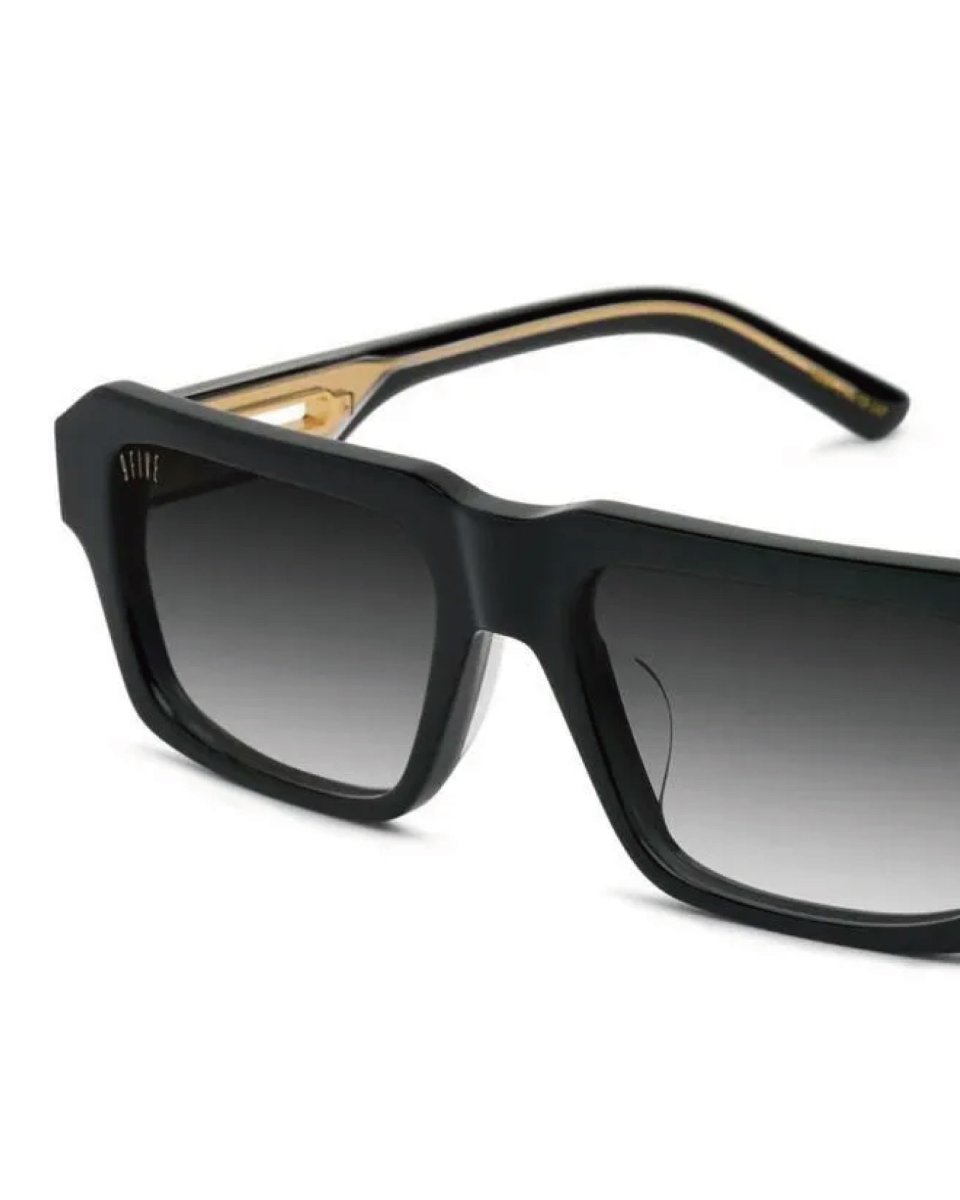 画像4: 9Five ROOK Black & 24k Gold Sunglasses ゴールド UV 偏光 サングラス メガネ (4)