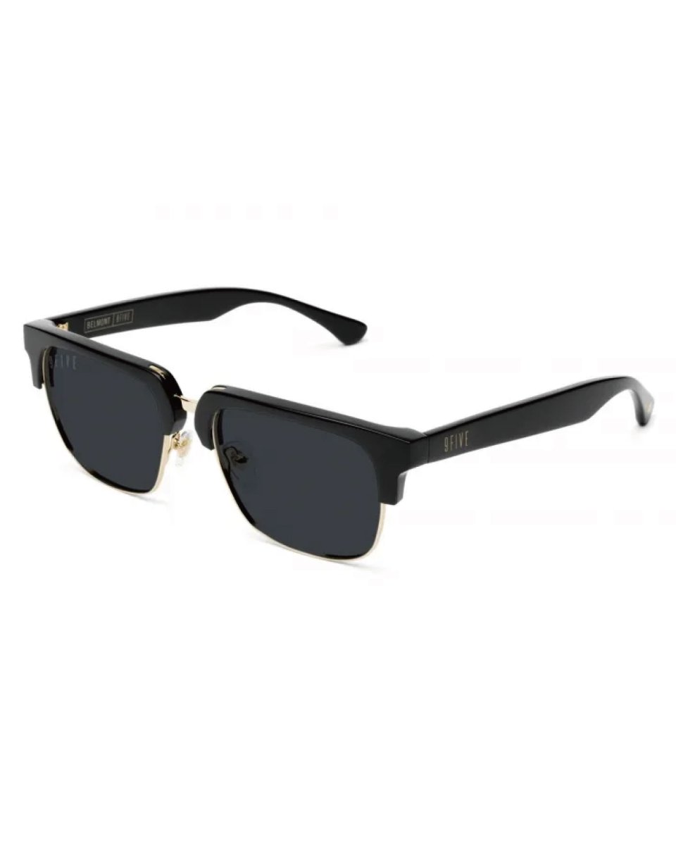 画像1: 9Five Belmont Black & 24K Gold Sunglasses ベルモント ゴールド UV 偏光 サングラス メガネ (1)